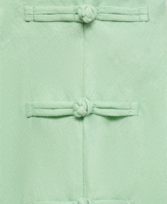 Women's Linen-Blend Straight Skirt