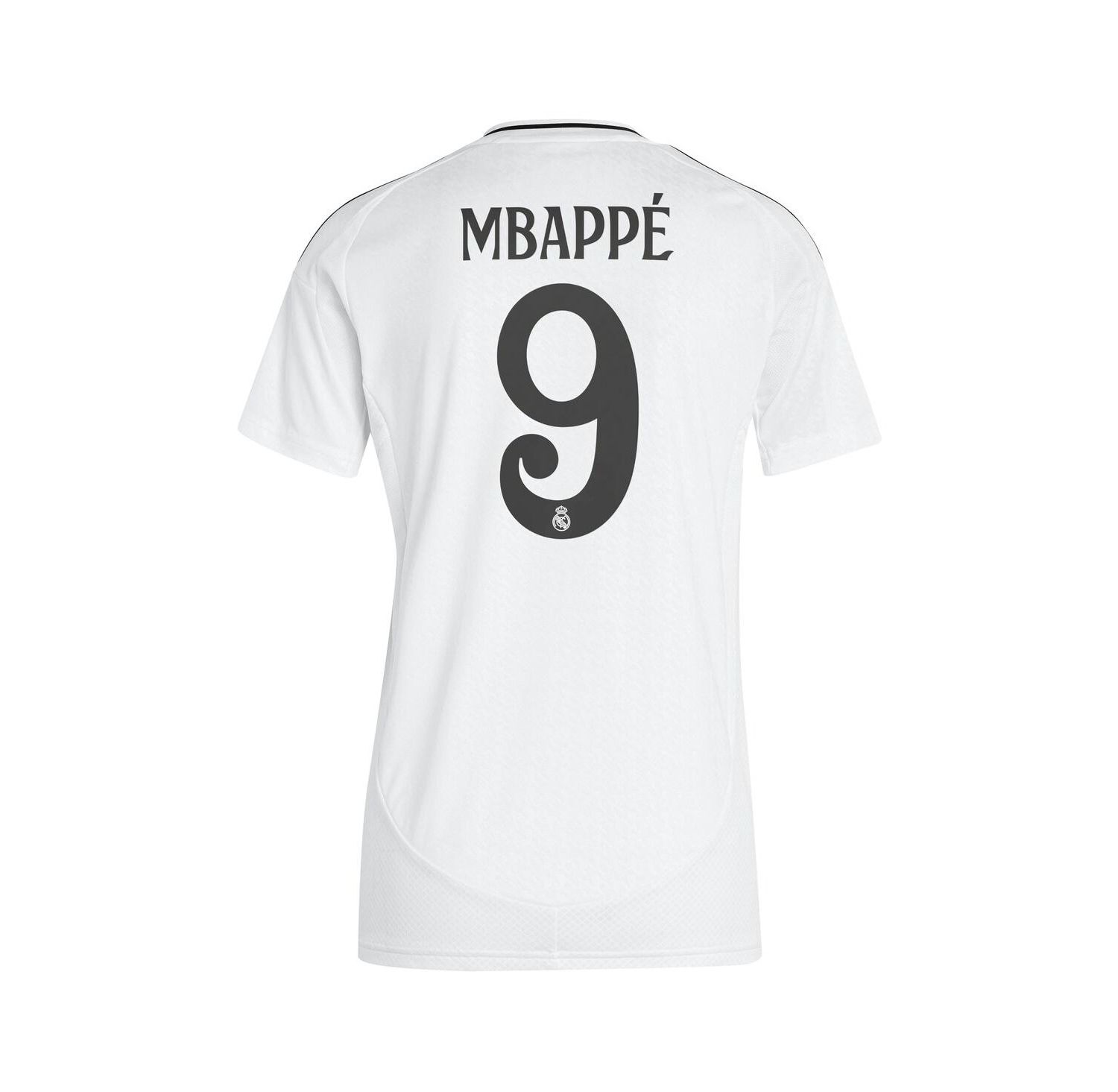 Women's Kylian Mbapp&eacute; White Real Madrid 2024/25 Home Replica Player Jersey
