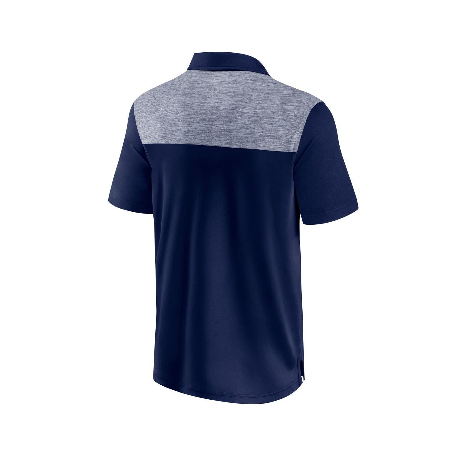 Men's Navy Seattle Kraken Iconic Brushed Blocked Polo Shirt