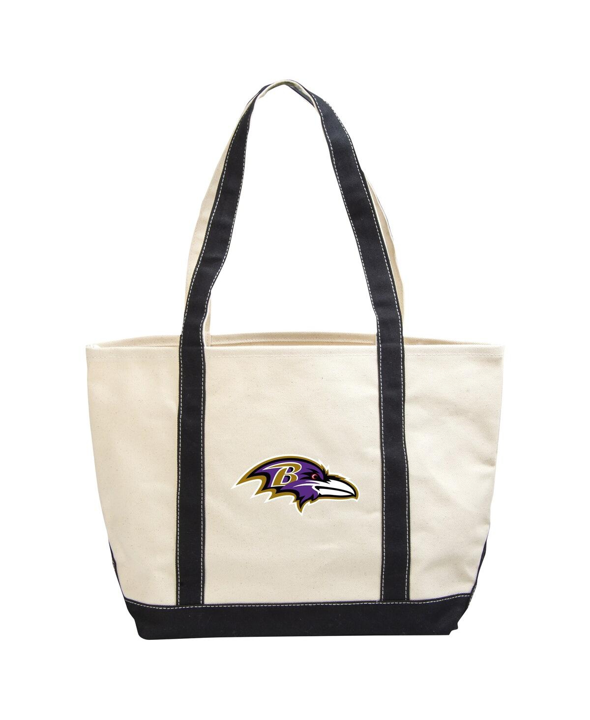 Baltimore Ravens Canvas Tote Bag - Cream