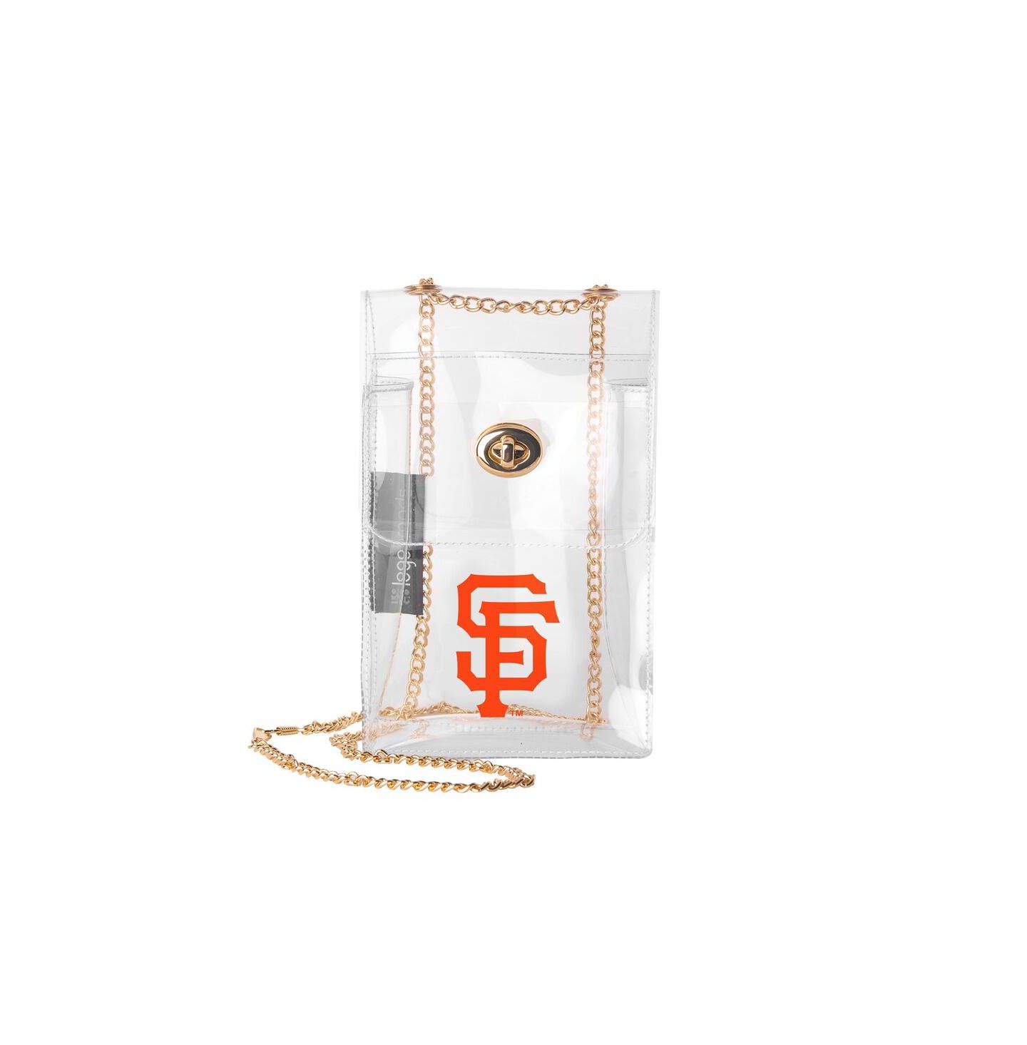 Женская сумка Logo Brands San Francisco Giants Clear Essential Crossbody Purse — фото 1