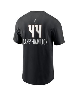 Men's Betnijah Laney-Hamilton Black New York Liberty Explorer Edition Name Number T-Shirt