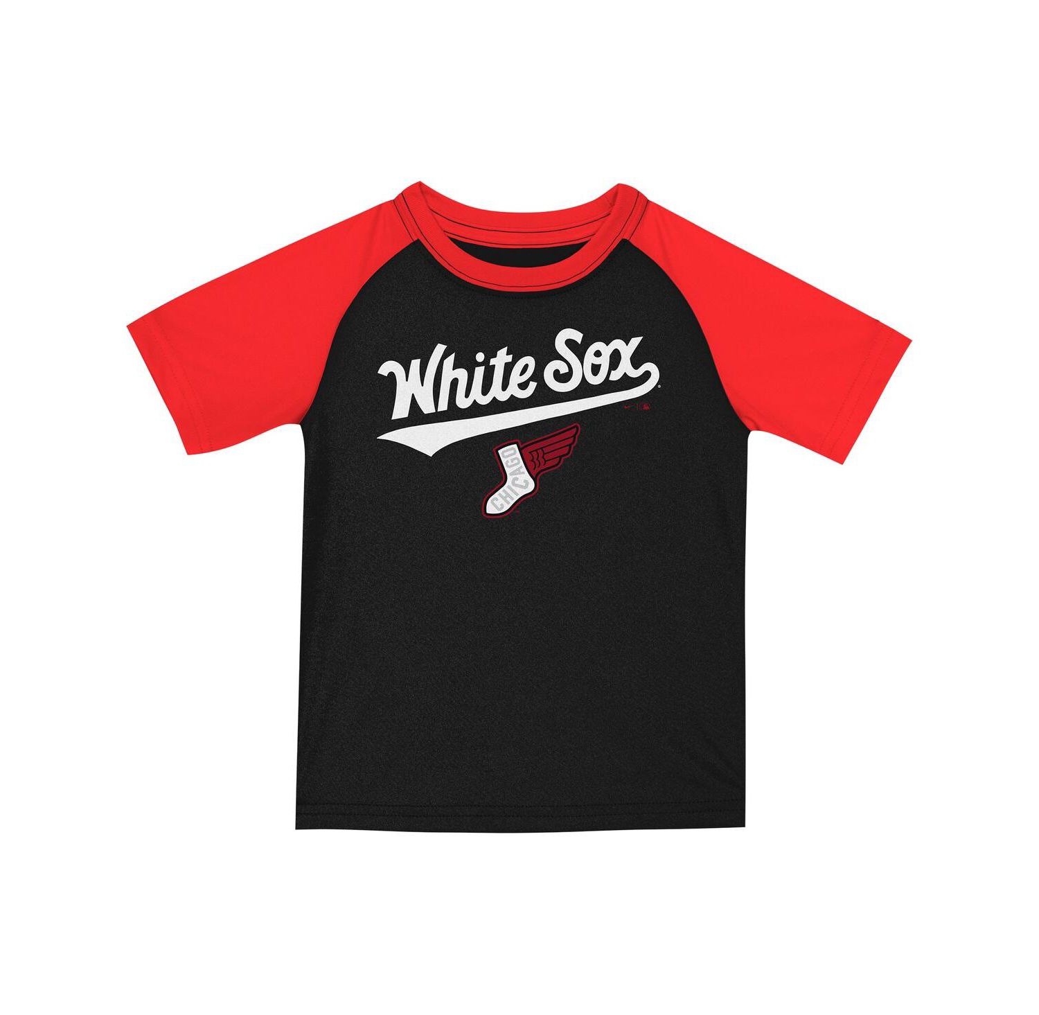 Little Boys and Girls 2-Piece Black/Red Chicago White Sox 2025 City Connect T-Shirt and Shorts Set