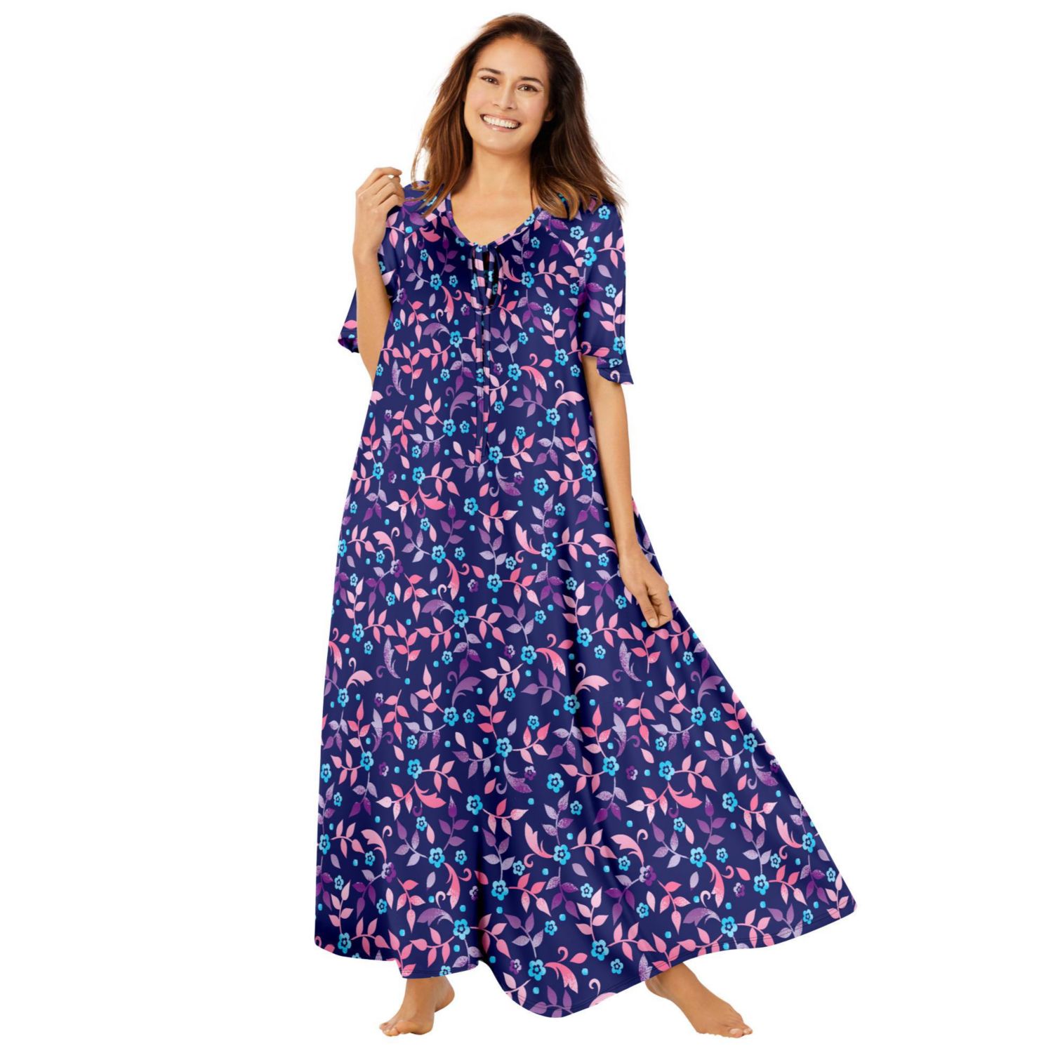 Women's Only Necessities Sweeping Printed Lounger