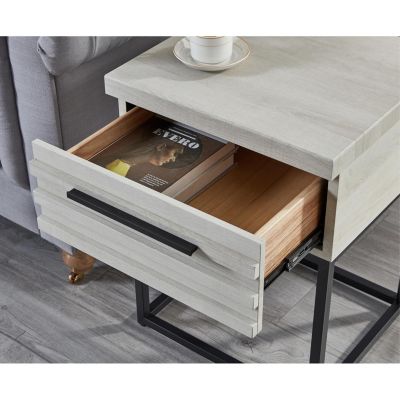 Celestial Contemporary Storage End table