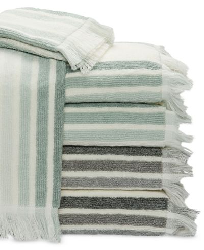 Caro Home Milano Heather Stripe Bath Towel Collection