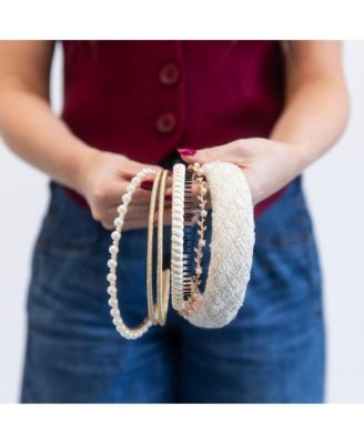 Padded Headband - White Check