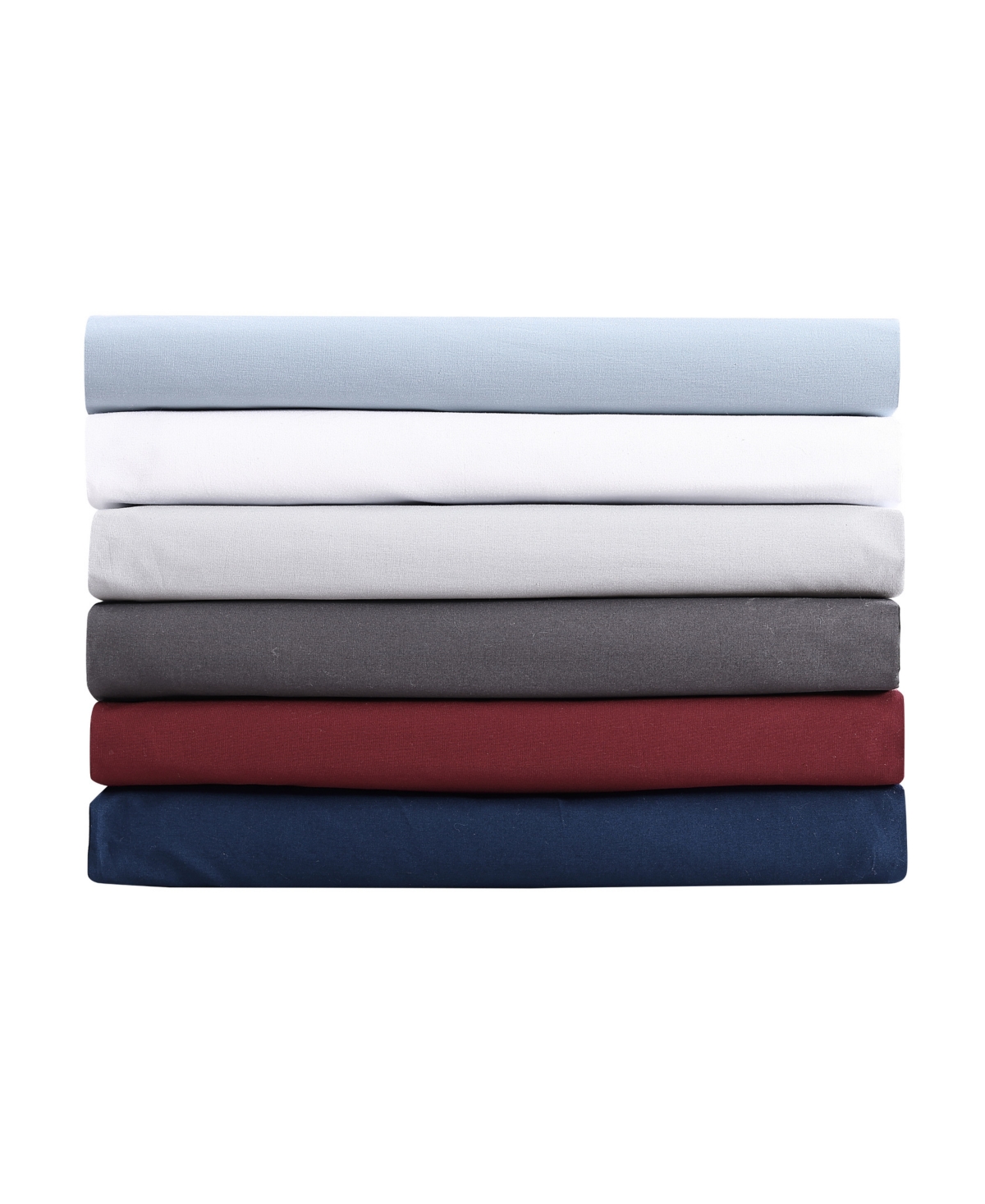 Nautica Solid Cotton Percale -Piece Sheet Set
