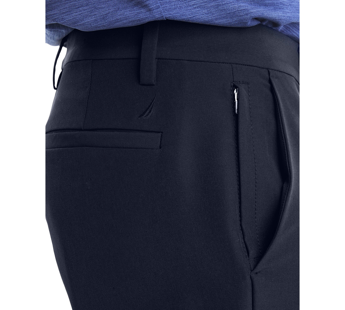 Nautica Men's Flat-Front Performance Pants