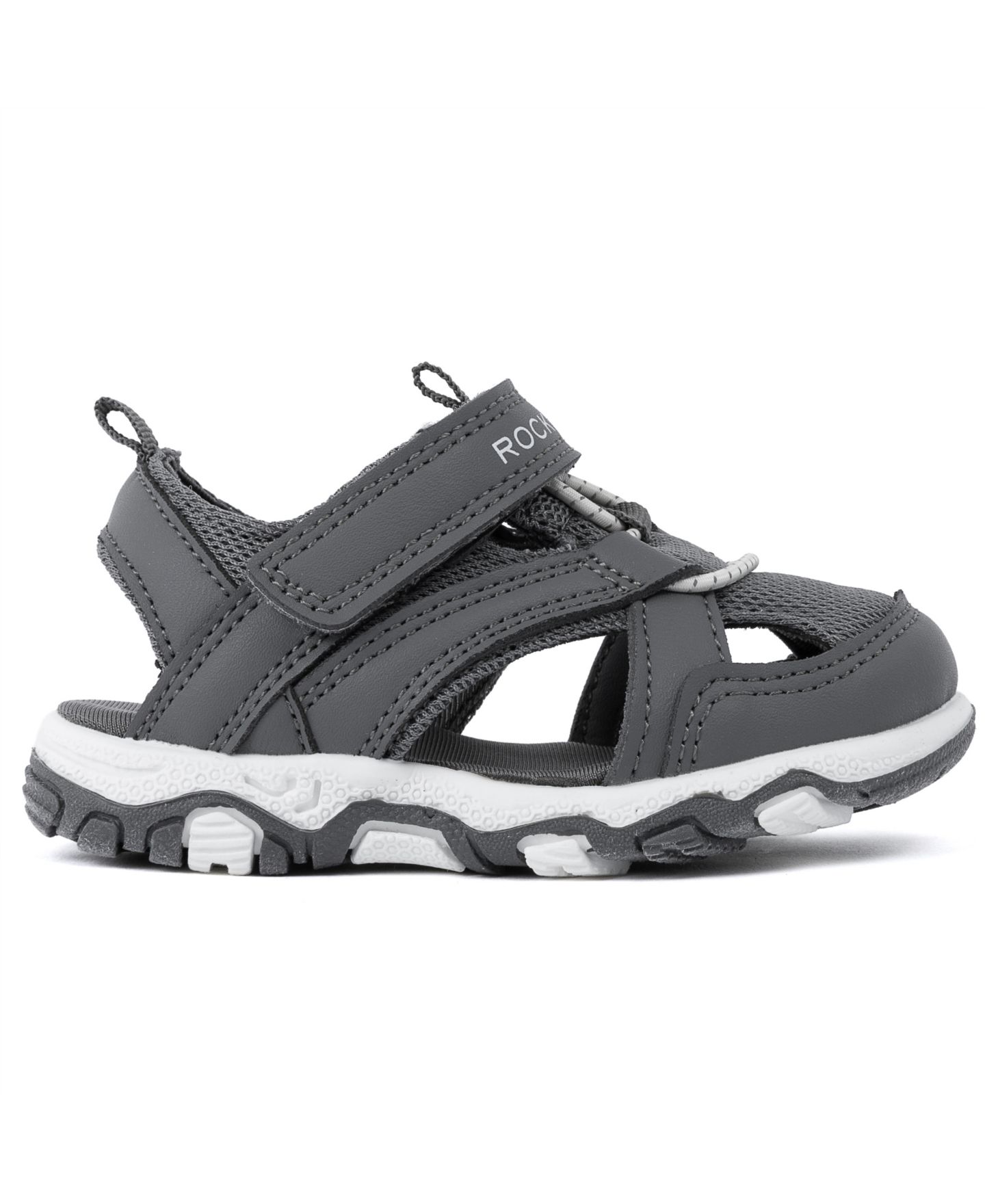 Сандалии Rockport Rowan Closed Toe Sandals для мальчиков, цвет: Серый — фото 2