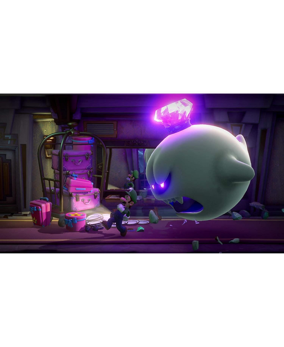 Nintendo Switch Oled Console Splatoon 3 Special Edition with Luigi's Mansion 3