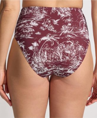 Women's Cheeky High Waisted Bikini Bottoms