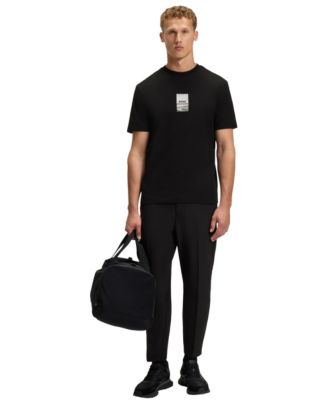 Men's Stretch Cotton Print Relaxed-Fit T-Shirt