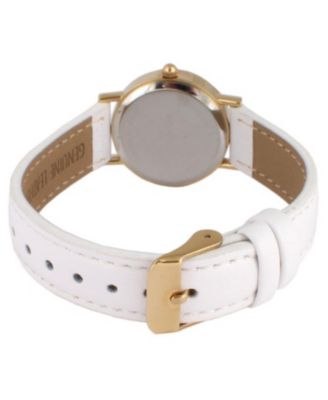 Women's Classic 24mm White Watch With Easy to Read Numerals