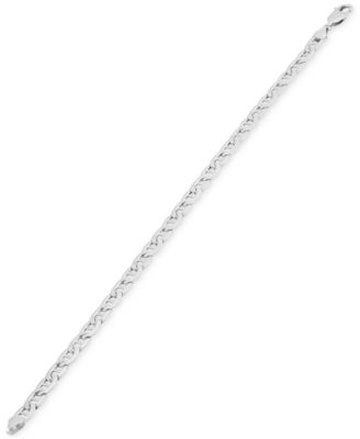Lightweight Polished Mariner Link Chain Link 8.5" Bracelet (5.5mm) in 14k White Gold