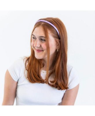 Thin Solid Headband - Purple