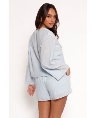 Women's Flynn Short Set - Pale Blue S