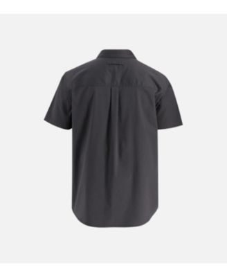 Men's Short Sleeve Utility Button Up Shirt