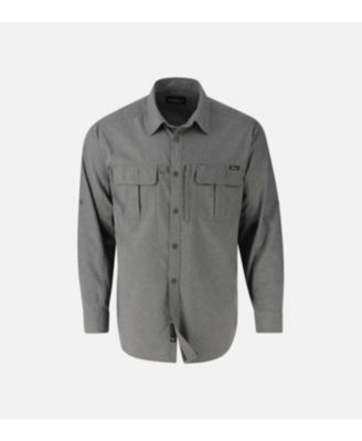 Men's UPF 30+ Long Sleeve All Season Convertible Work Shirt