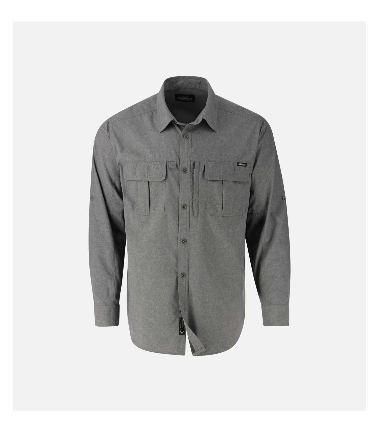 Men's UPF 30+ Long Sleeve All Season Convertible Work Shirt