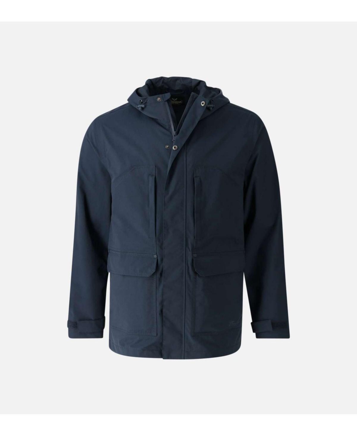 Men's Waterproof Rain Jacket with Hood - Dark sapphire