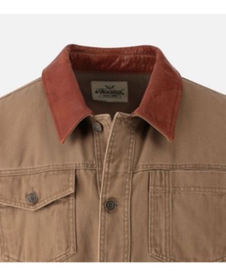 Men's Stone Wash Canvas Trucker Jacket