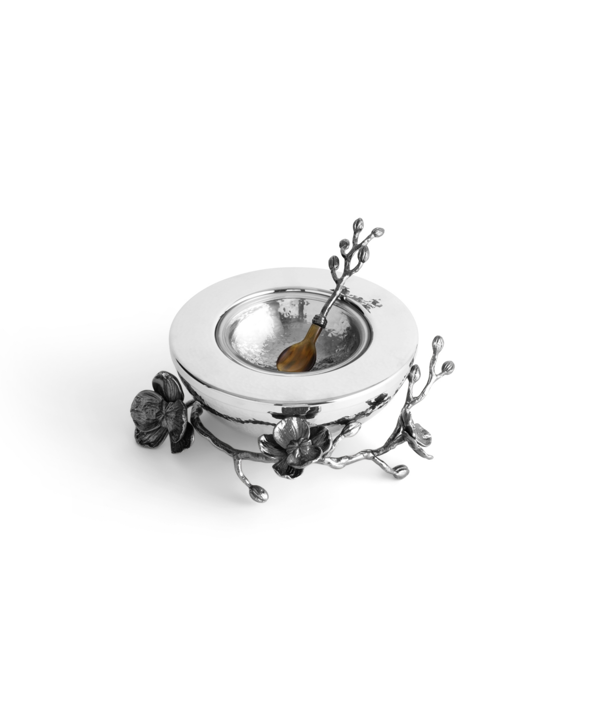 Michael Aram Orchid Caviar Dish With Spoon