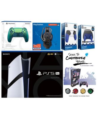 Pro bundle with extra controller, Plantronics headset, pro gamer kit, trigger kit, MightySkins voucher, 2-yr warranty PlayStation 5 console