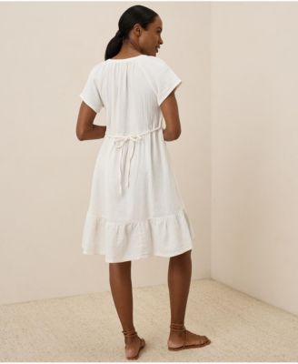 Women's Organic Cotton Coastal Double Gauze Breezy Dress
