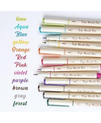 VIBRANT SIGN BRUSH SET 12CT