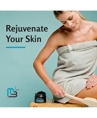 M3 | Charcoal Exfoliating Body Scrub | with Collagen | 12 oz