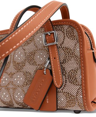 【COACH】Crystals Swing Zip 20 Shoulder Bag COACH Crystals Swing Zip 20 Shoulder Bag - Macy's