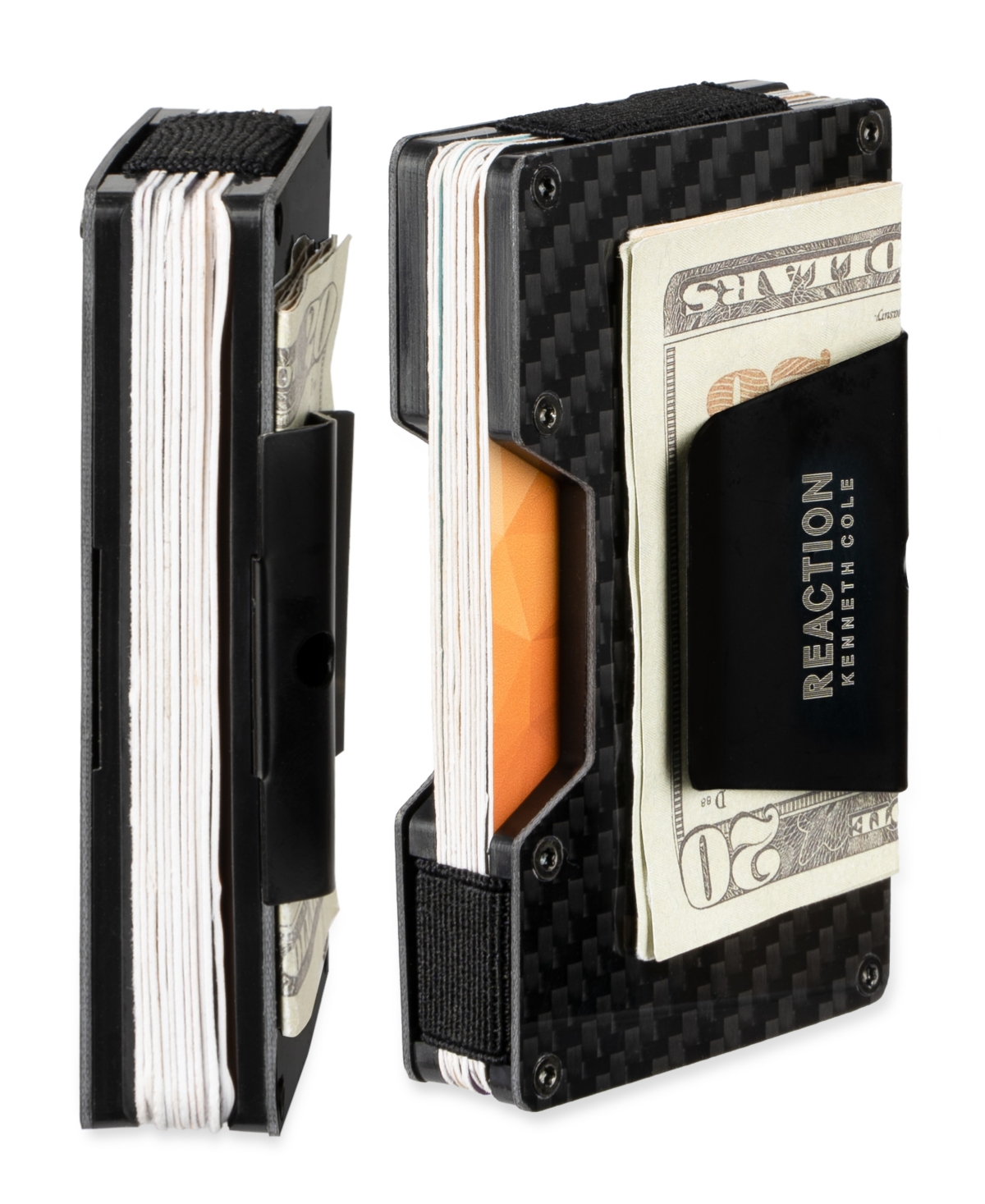 Kenneth Cole Reaction Men's Rfid Slim Hard Side Money Clip Wallet