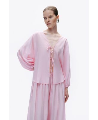 Women's Beaded Embroidered Shirt