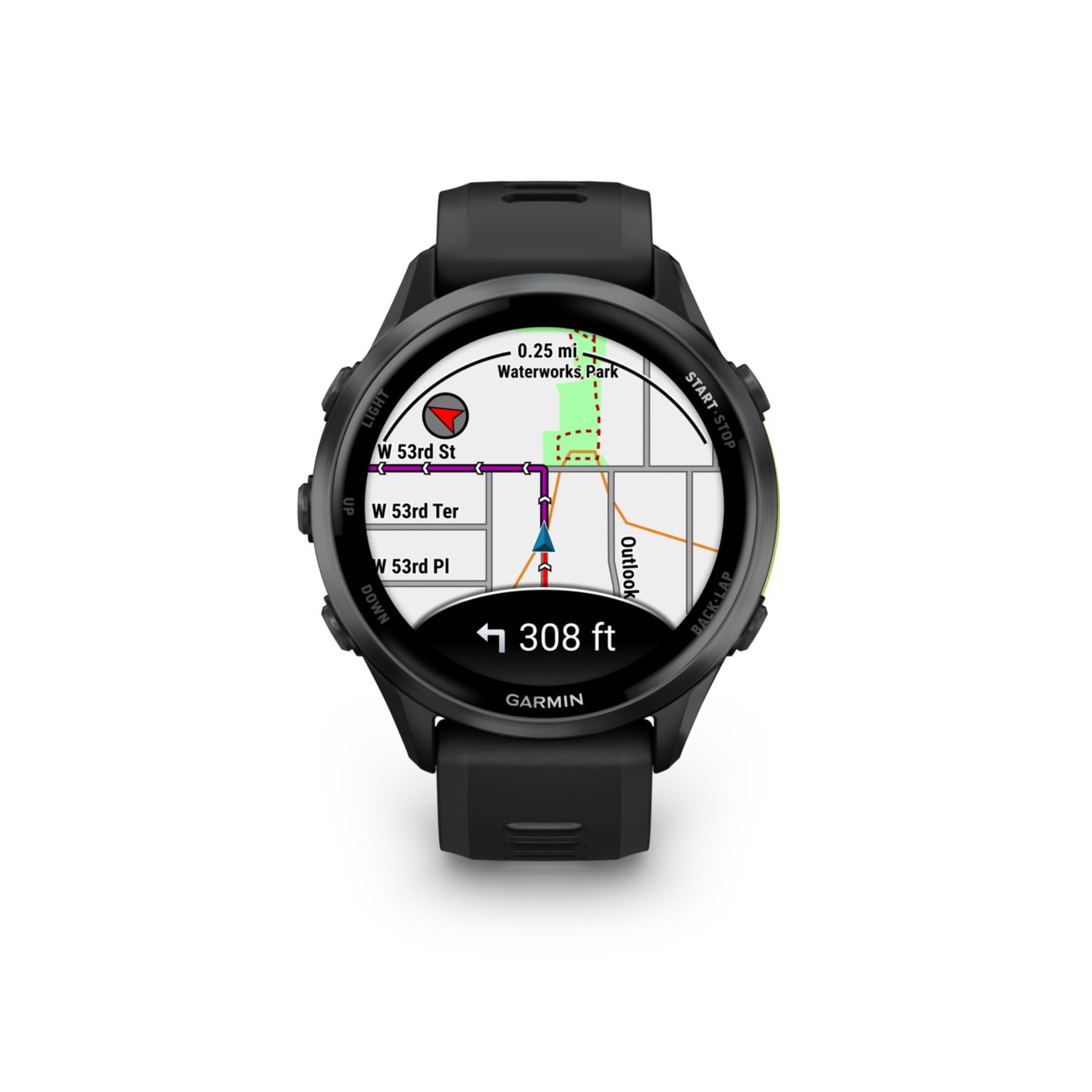 Смарт-часы для фитнеса Garmin Forerunner 970, цвет: Чёрный — фото 2