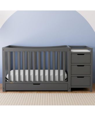 Remi All-in-One Convertible Crib with Drawer and Changer