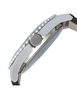 Men's 42mm Sport Bezel Watch with Khaki Green Dial and Canvas Strap