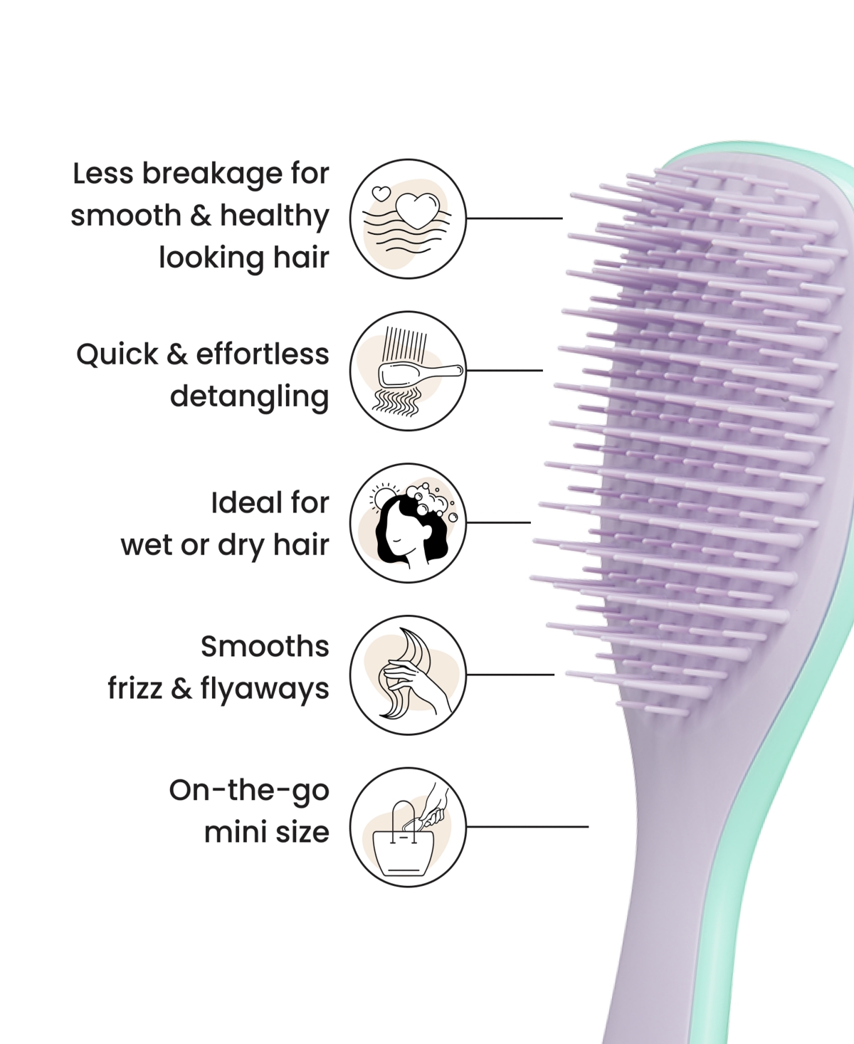 Tangle Teezer Mini Ultimate Detangler Hairbrush