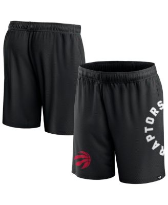 Fanatics - Men's Black Toronto Raptors Post Up Mesh Shorts