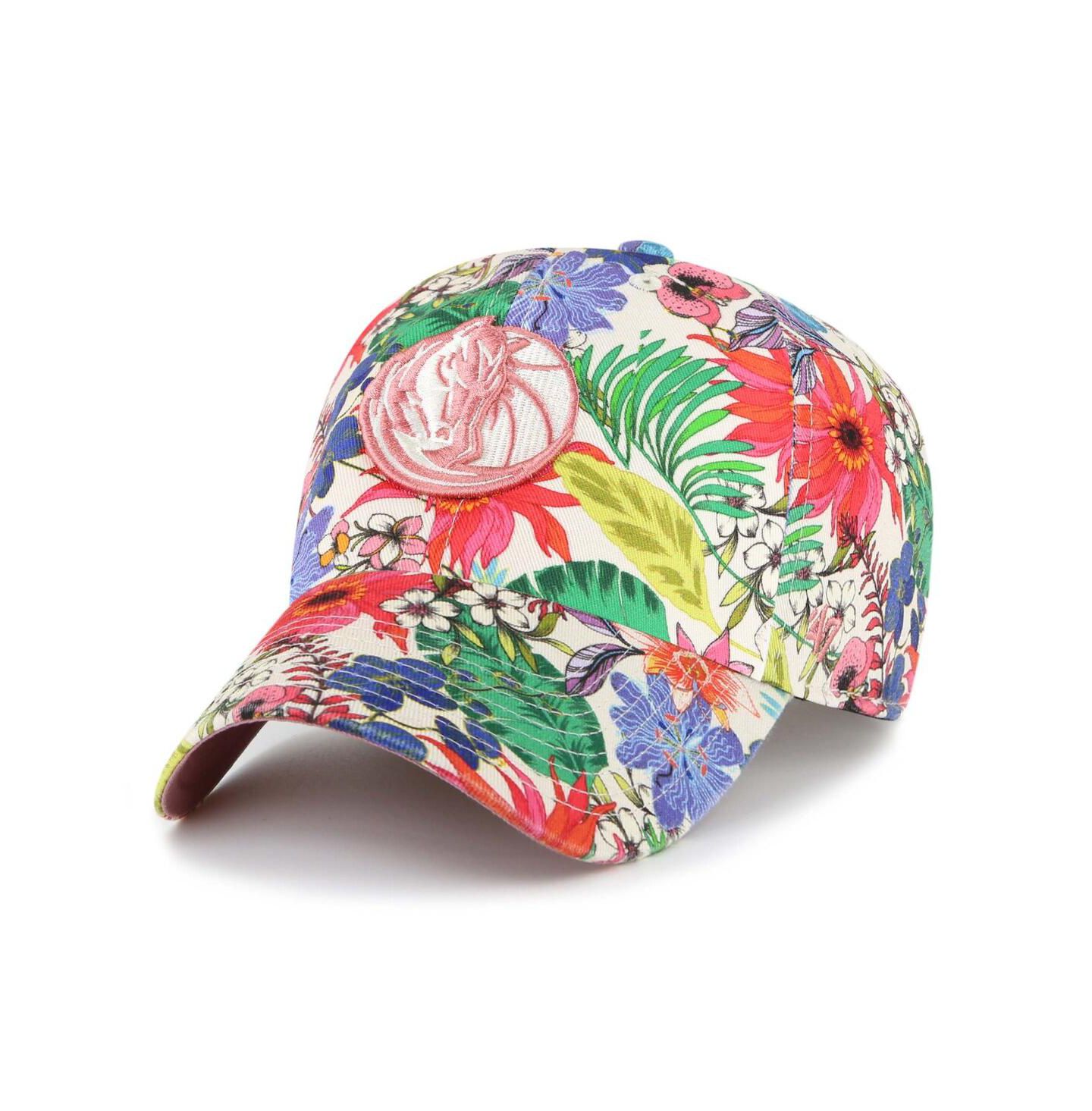Женская кепка '47 Brand Cream Dallas Mavericks Pollinator Clean Up Adjustable Hat — фото 1