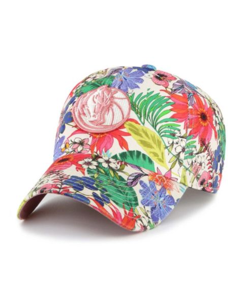 Женская кепка '47 Brand Cream Dallas Mavericks Pollinator Clean Up Adjustable Hat