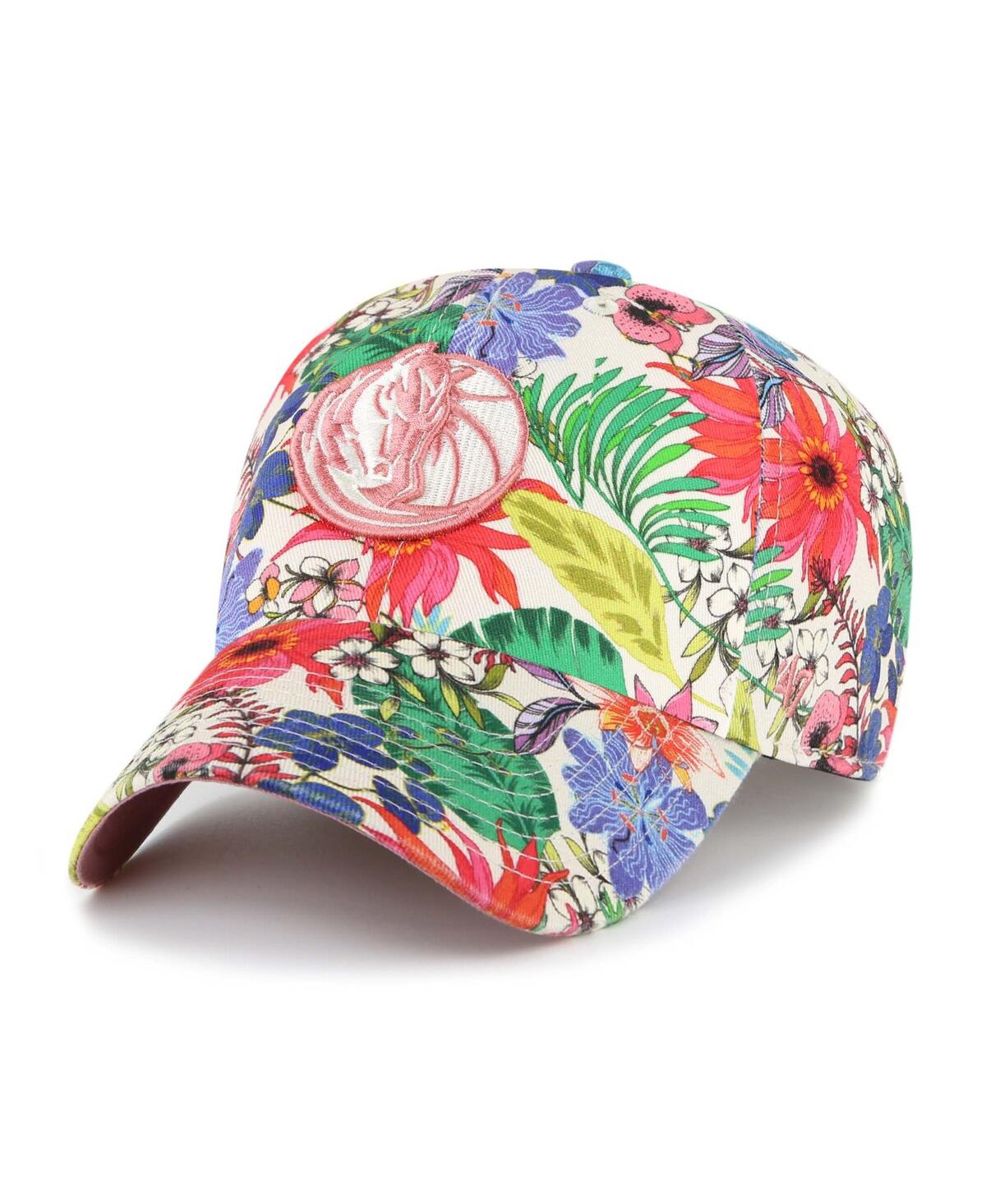 Women's Cream Dallas Mavericks Pollinator Clean Up Adjustable Hat - Cream
