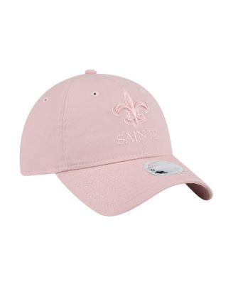 Women's Light Pink New Orleans Saints Main 9TWENTY Adjustable Hat Main 9TWENTY Adjustable Hat