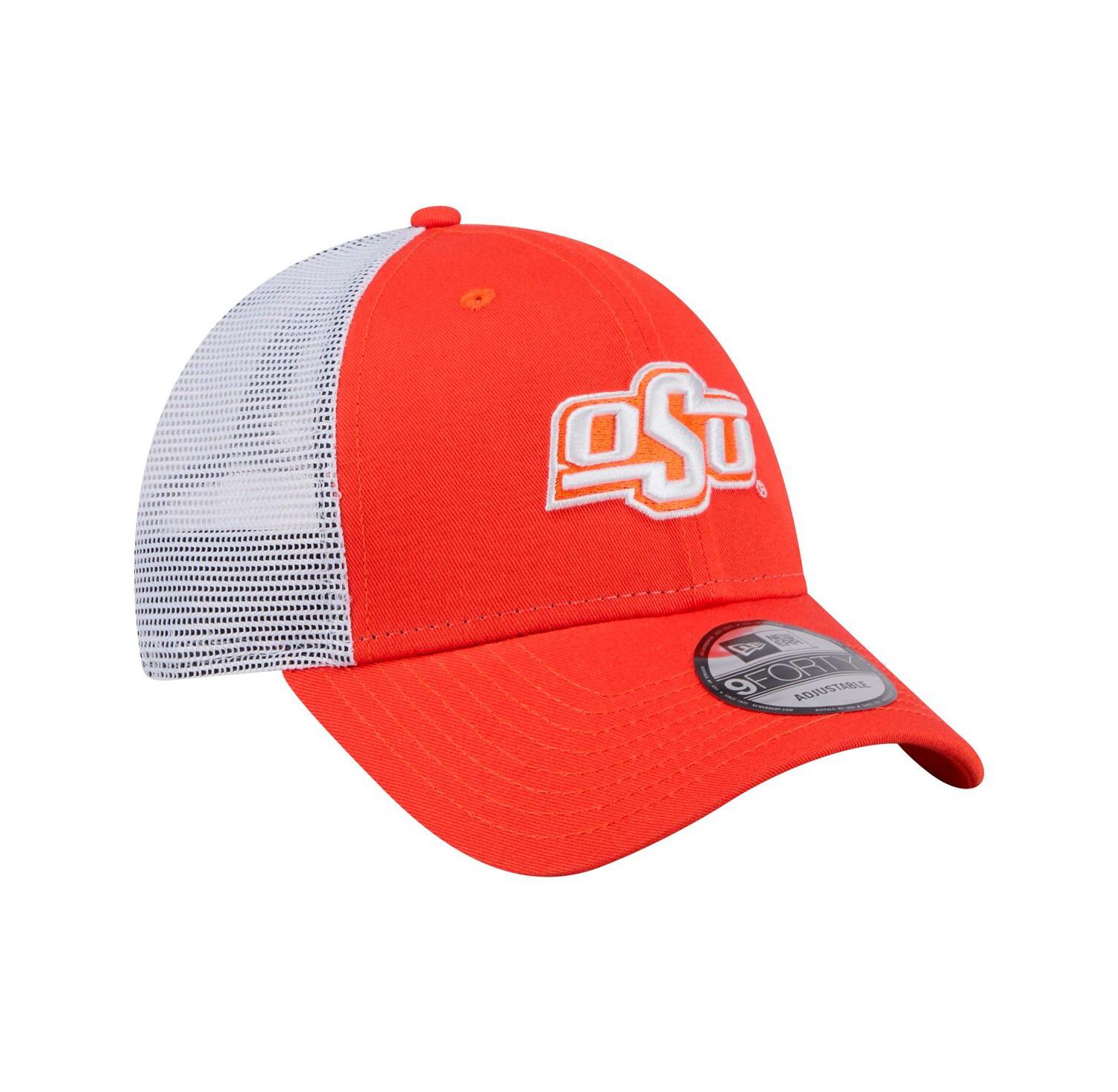 Men's Orange Oklahoma State Cowboys Trucker 9FORTY Adjustable Hat