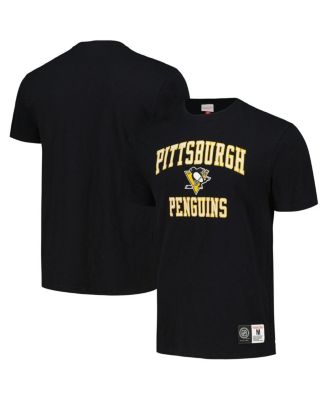 Mitchell & Ness - Men's Black Pittsburgh Penguins Legendary Slub T-Shirt