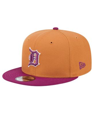 New Era - Men's Brown/Purple Detroit Tigers Color Pack Two-Tone 9FIFTY Snapback Hat