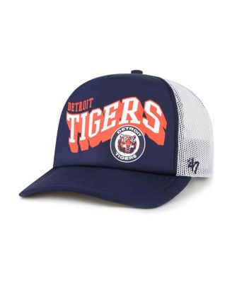 '47 Brand - Men's Navy Detroit Tigers Meander Foam Trucker Snapback Hat