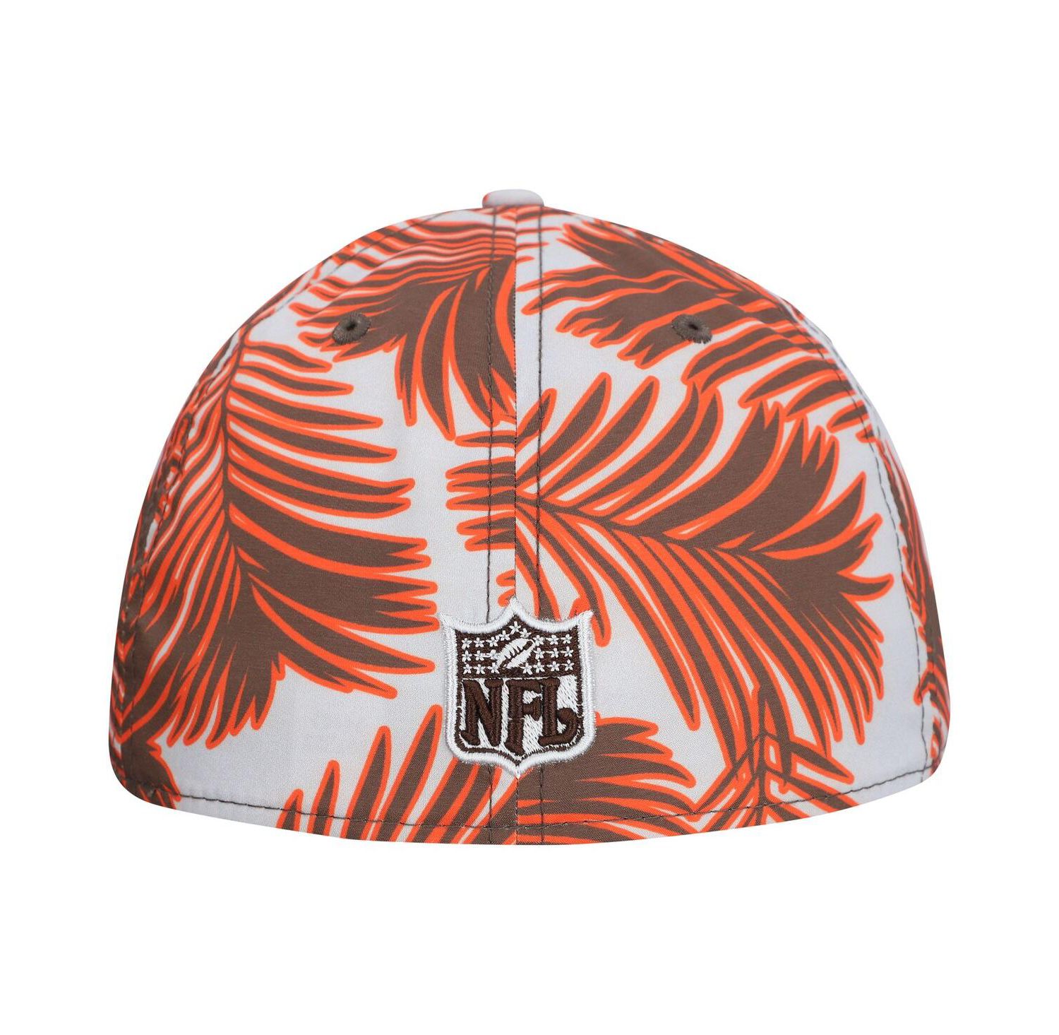 Men's Gray Cleveland Browns Palms 39THIRTY Flex Hat