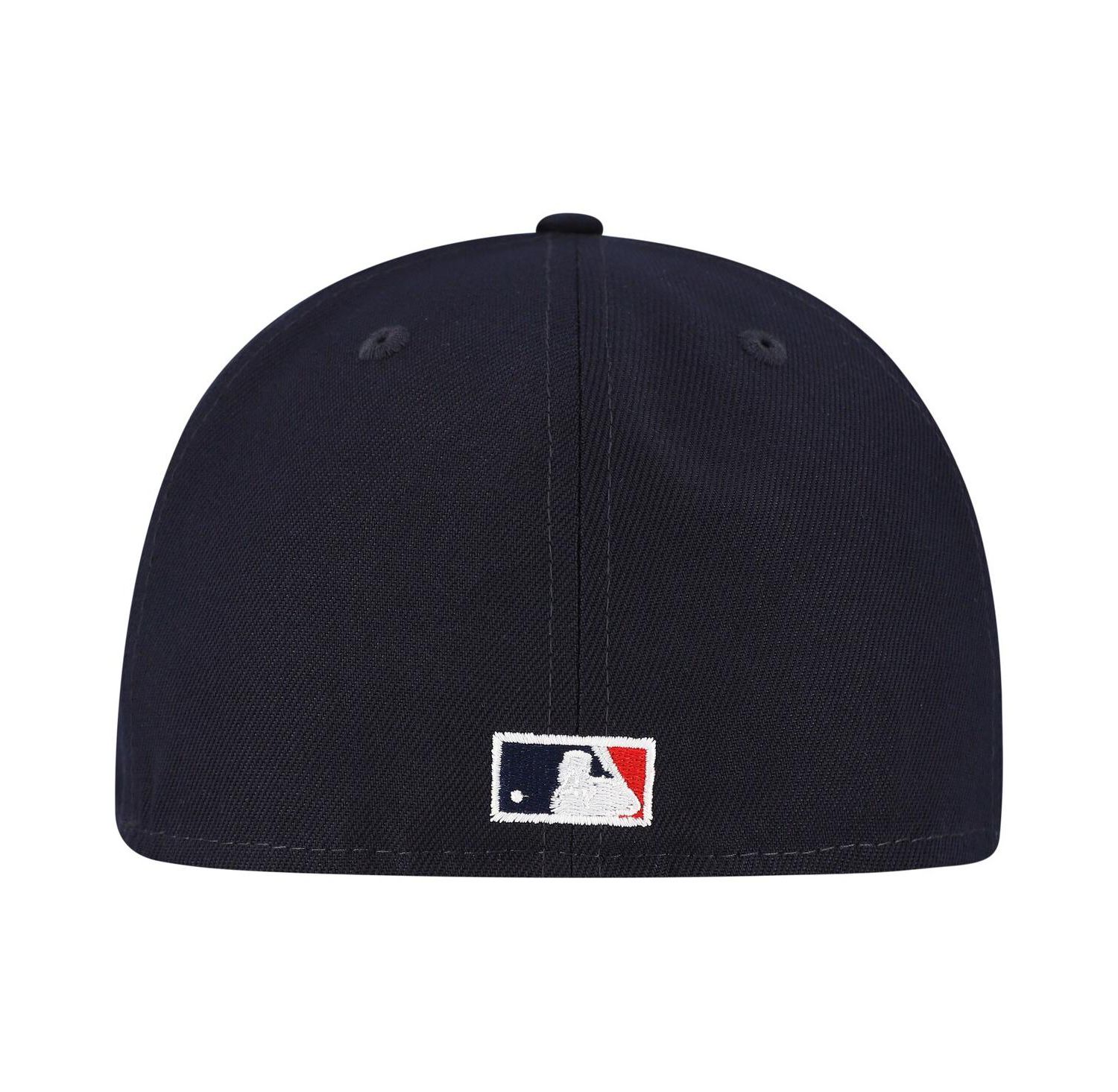 Men's Navy Cleveland Indians Cooperstown Collection Duo Logo 2.0 59FIFTY Fitted Hat