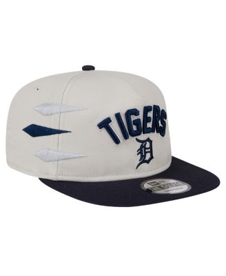Men's Cream Detroit Tigers Iron Golfer Snapback Hat